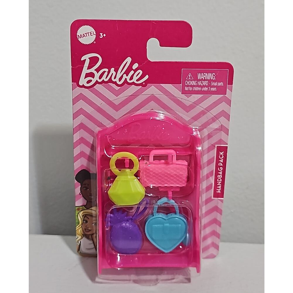 Barbie Handbags Purse Shelf Mattel Four Pack NEW Barbie Accessories